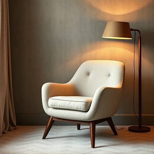The Blanton Museum Accent Chair: An artfully designed accent chair with unique lines and a plush, comfortable seat.